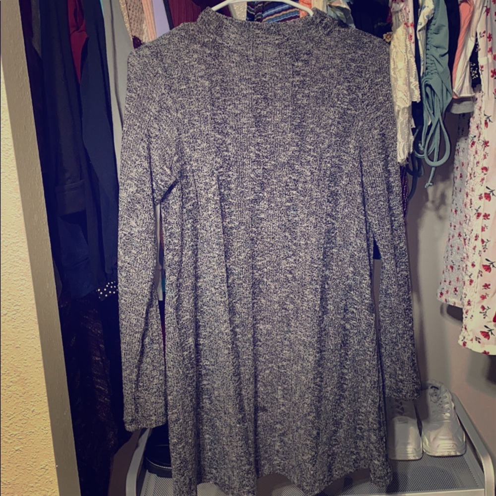 Long-sleeve turtleneck dress!